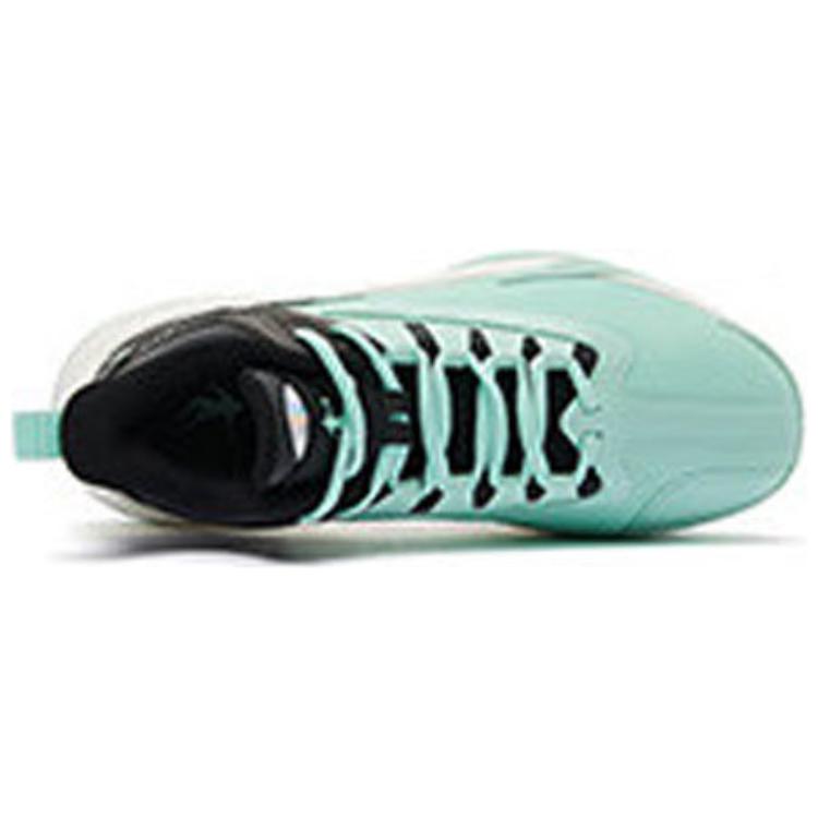 QIAODAN Thorn 7 TEAM Comfortable Round Toe Lightweight Cushioning Slip Resistant Low top Basketball Shoes Men’s Green