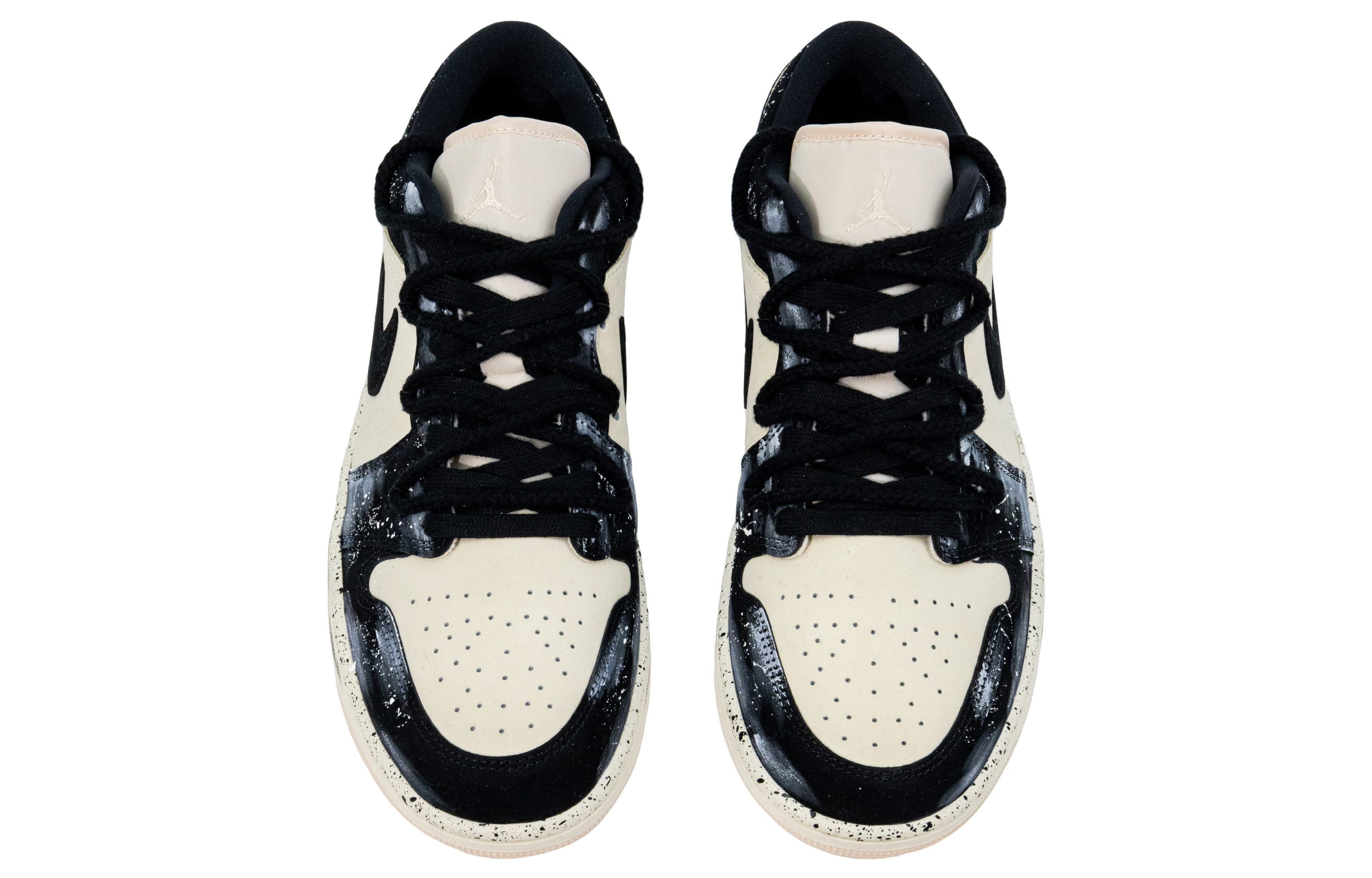 Jordan Air Jordan 1 Synthetic Leather, Leather Cushioning, Wear Resistant Low top Vintage Basketball Shoes Unisex