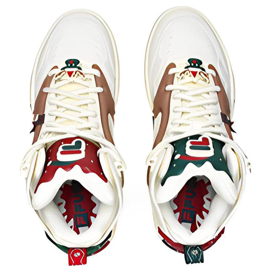 FILA FUSION DESPERADO Outlaw XMAS Mid top Basketball Shoes Women’s White Red