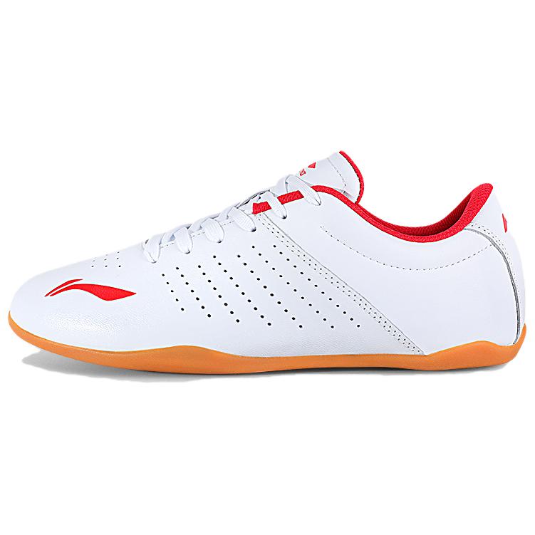 Li Ning Tai Chi Slip Resistant Abrasion Resistant Low top Training Shoes Unisex White Red
