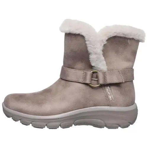 Skechers Slip Ins Ankle Boots Women's Dark Taupe Umber