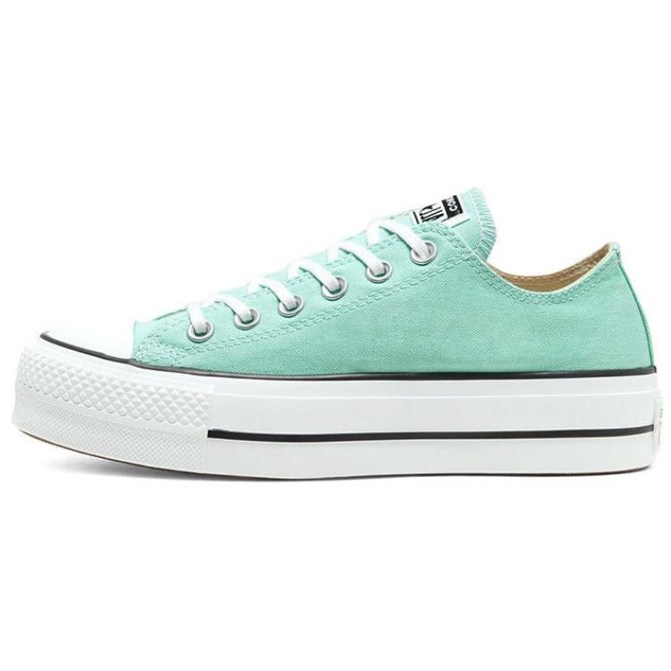 Converse Seasonal Color Platform Chuck Taylor All Star Thick Sole Peppermint Green Sneakers 'Green White' Women's