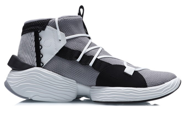 Li Ning Essence Basketball Shoes Men’s Low Top Gray Black