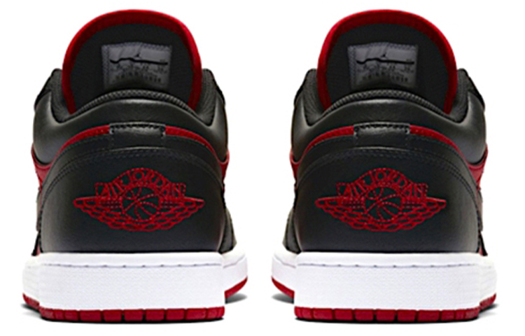 Мужские кроссовки Jordan Air Jordan 1 Low Gym (красно-черные) — Красный / чёрный — фото 5