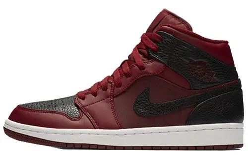 Jordan 1 Retro Mid Team Red Black