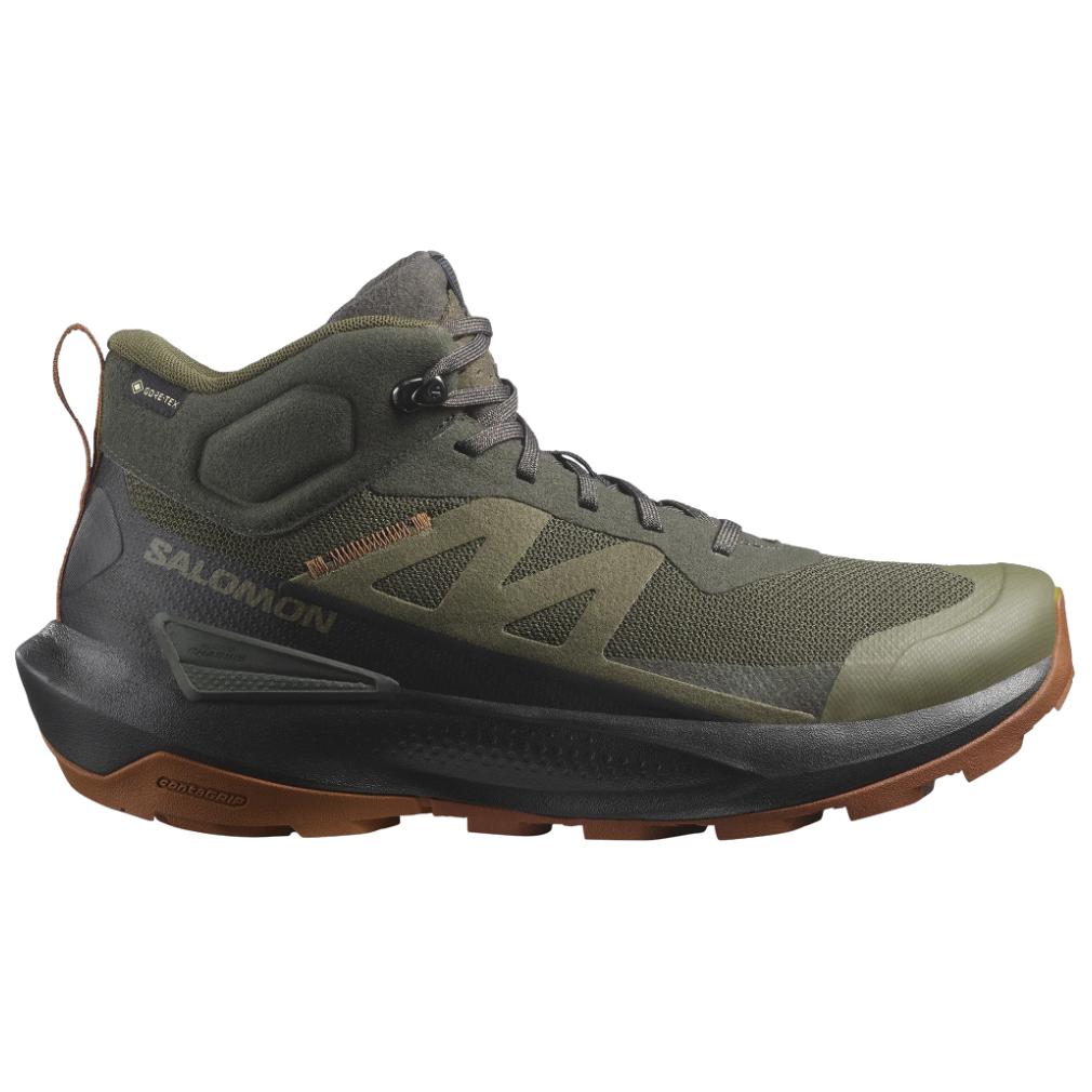 SALOMON Elixir Mid top Mountaineering Shoes Men’s Olive Green