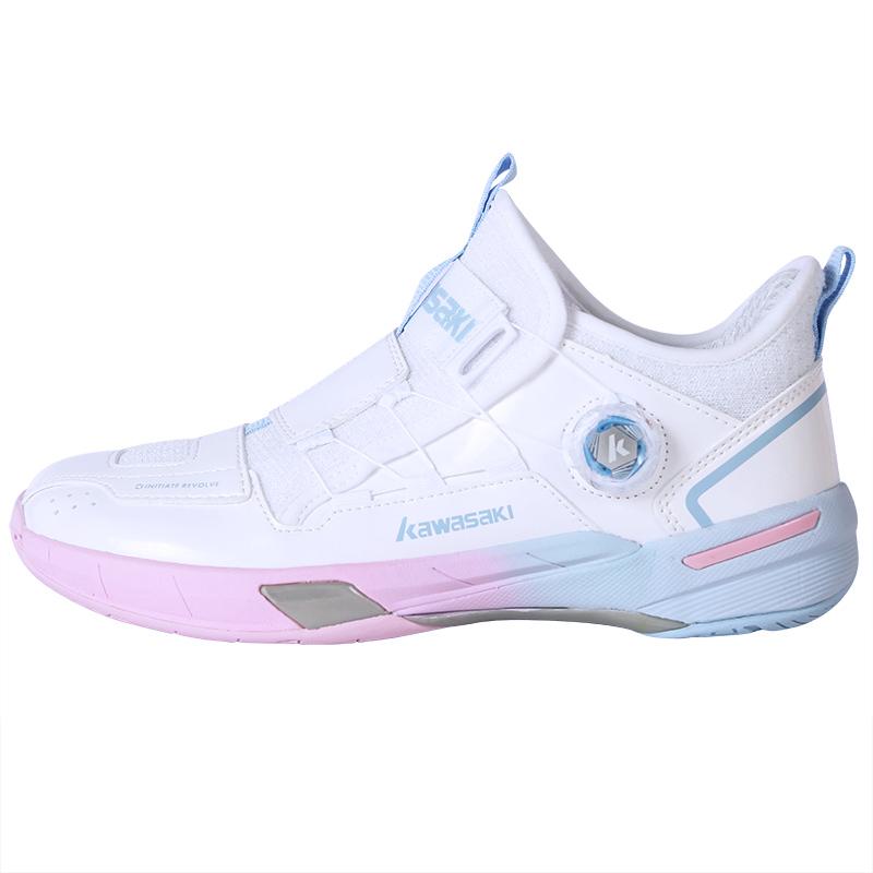 Kawasaki Crossover 2.0 Cushioning Abrasion Resistant Coverage Rebound Mid top Badminton Shoes Unisex