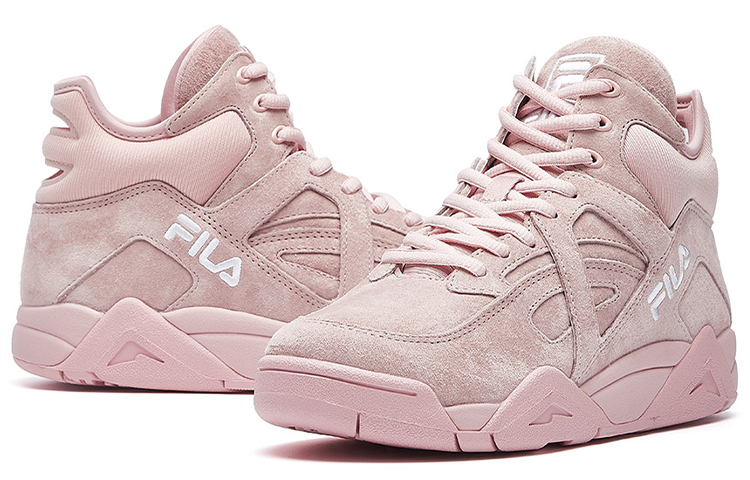 FILA Cage Retro Basketball Shoes Pink Women’s