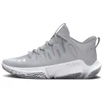 Under Armour Flow Breakthru Cushioning Slip Resistant Low top Basketball Shoes Women's Gray