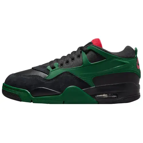 Jordan 4 Rm Black Gorge Green University Red