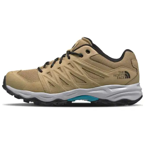 THE NORTH FACE Comfortable Cushioning Slip Resistant Abrasion Resistant Low top Hiking Shoes Men's Umber