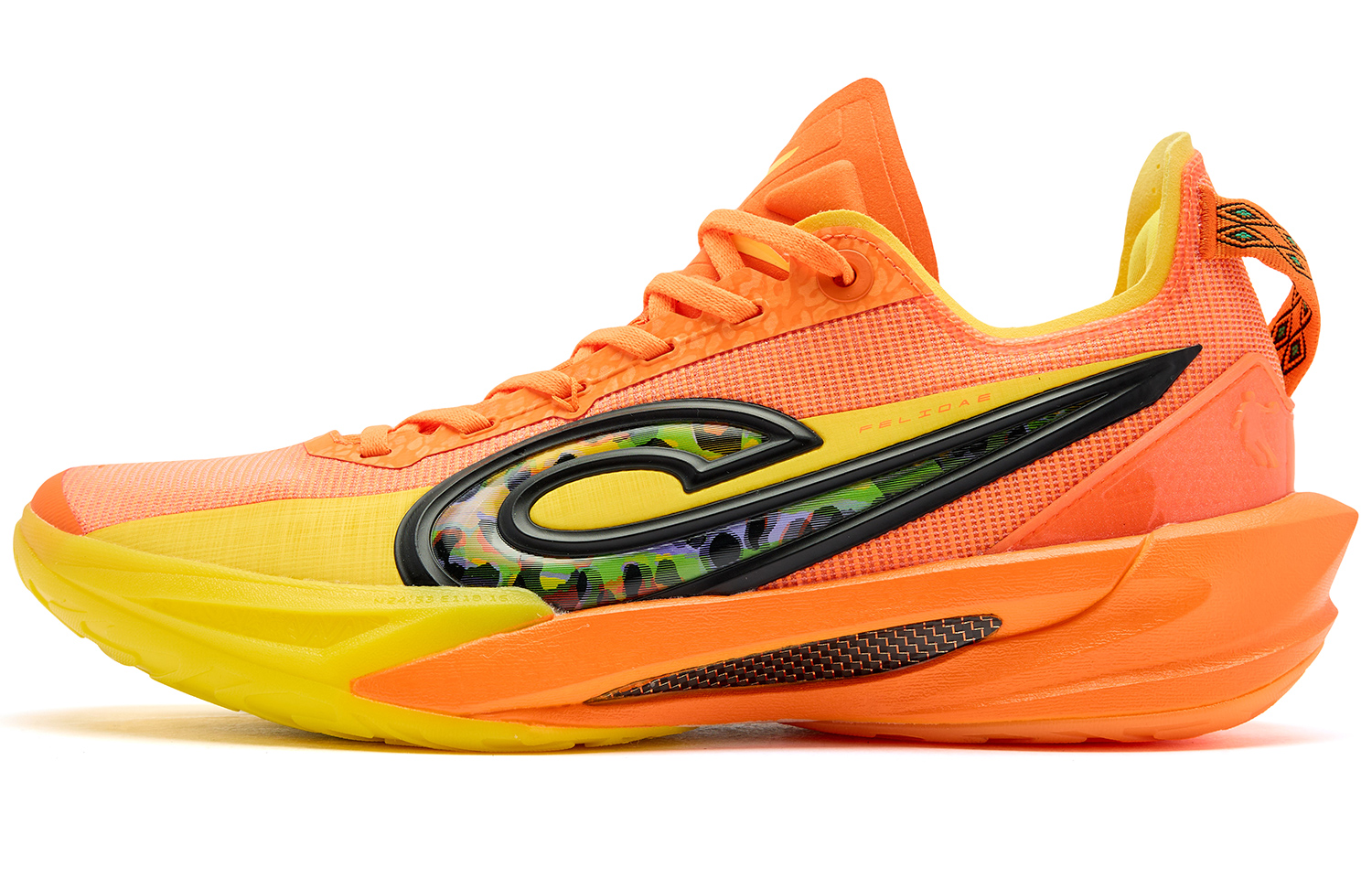 QIAODAN Thorn RISE 2.0 Basketball Shoes Men’s Low Top Sunlight Yellow
