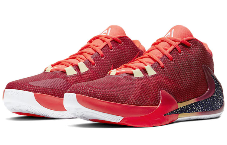 Мужские кроссовки Nike Zoom Freak 1 (красный) — фото 3