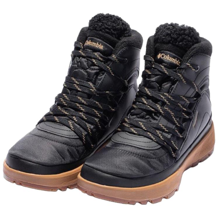 Columbia Red Hills OMNI HEAT Slip Resistant Abrasion Resistant High top Hiking Shoes Women’s Black
