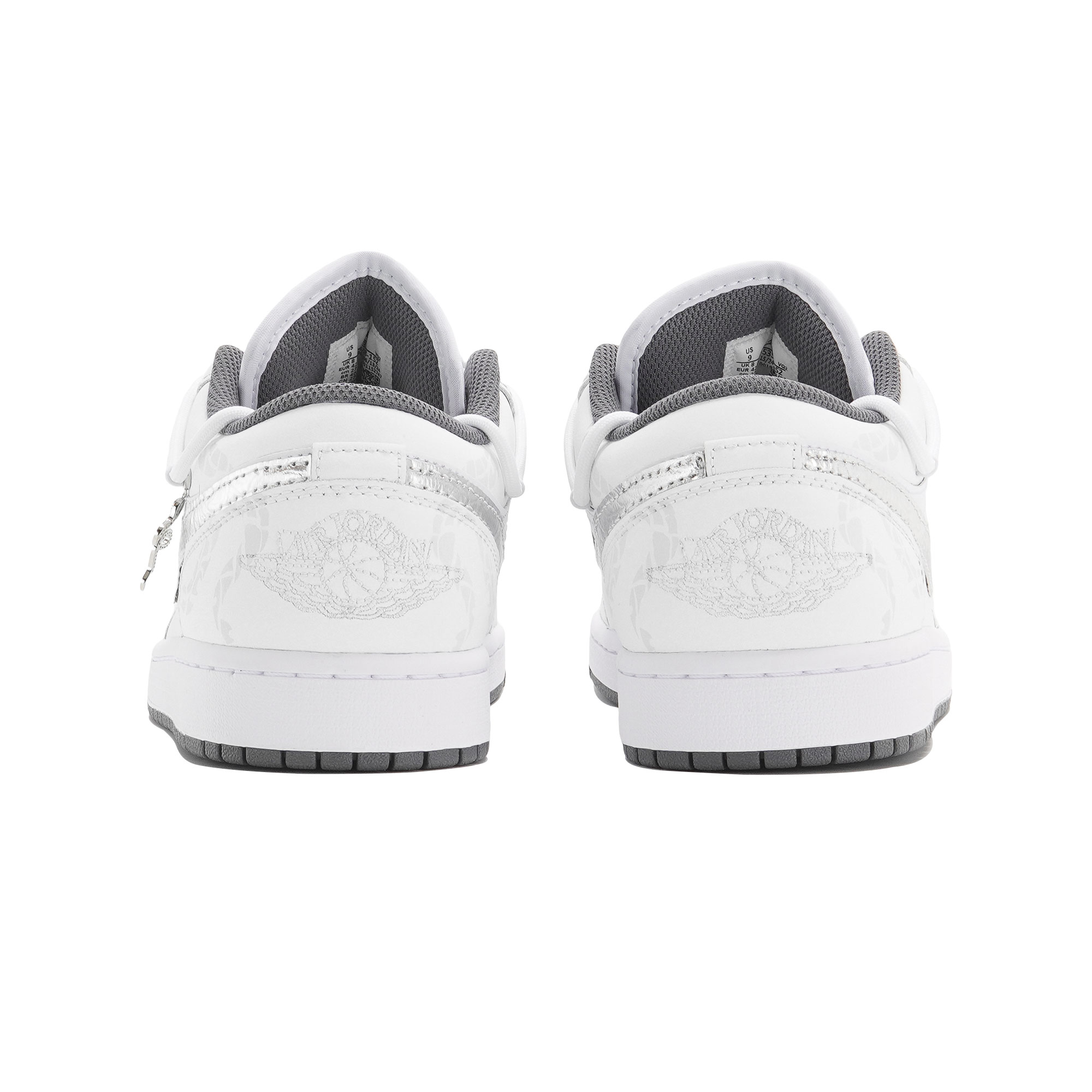 Jordan Air Jordan 1 Abrasion Resistant Abrasion Resistant Low top Vintage Basketball Shoes Unisex White