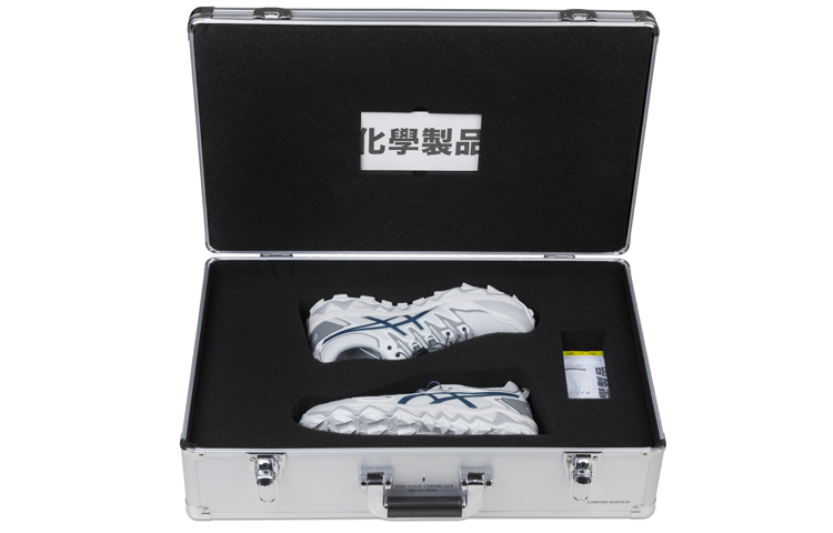 ASICS x CHEMIST CREATIONS GEL FujiTrabuco 7 Trail Running Shoes Men's White Special Shoe Box