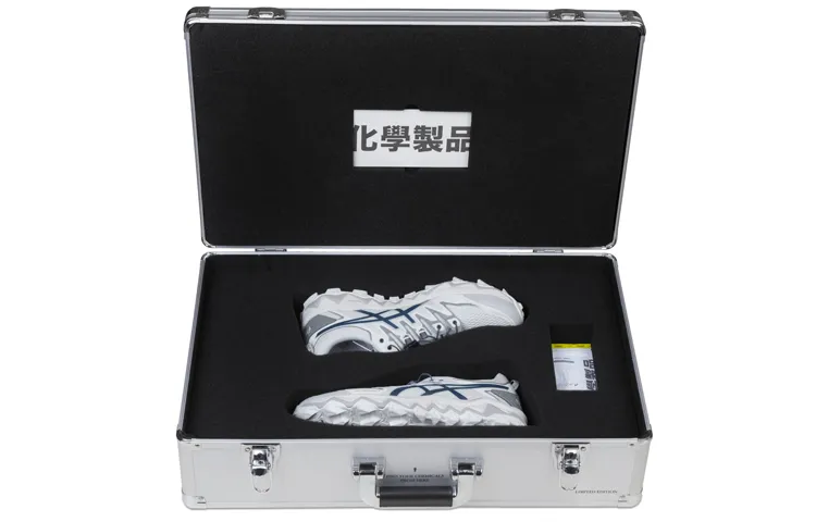 ASICS x CHEMIST CREATIONS GEL FujiTrabuco 7 Trail Running Shoes Men's White Special Shoe Box