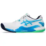 ASICS Gel Resolution 9 Clay White Digital Aqua