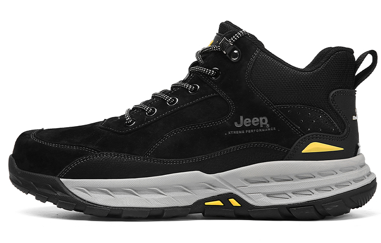 Jeep Mid top Outdoor Shoes Men’s Black