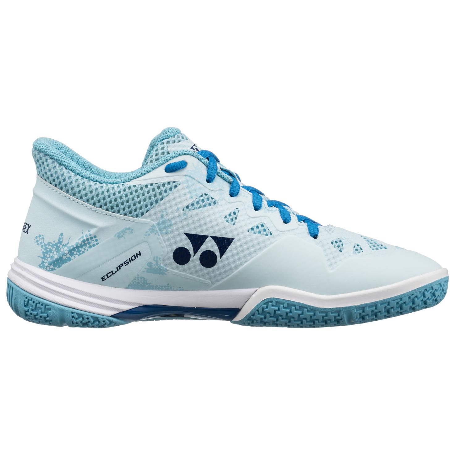YONEX Power Cushion Eclipse Z Comfortable Slip Resistant Abrasion Resistant Mid top Badminton Shoes Unisex Blue