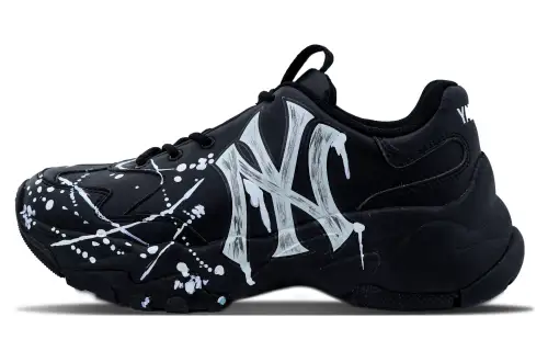 MLB Big Ball Chunky Artificial Leather Cushioning Abrasion Resistant Height Increasing Low top Chunky Sneakers Unisex