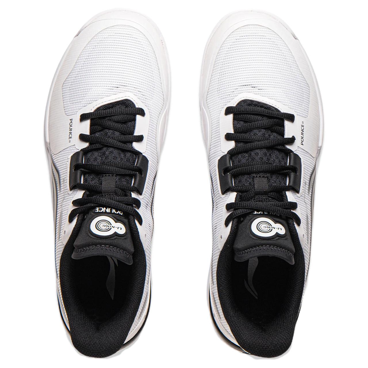 Li Ning Abrasion Resistant, Breathable, Lightweight Low top Training Shoes Unisex Black White