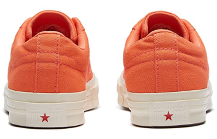 Женские кеды Converse One Star (оранжевый) — фото 4