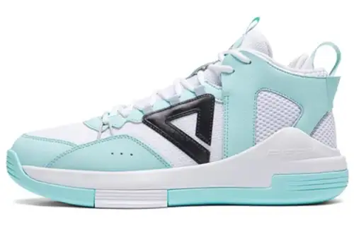 PEAK Blaze Textile, Synthetic Leather Slip Resistant Low top Basketball Shoes Men's White Green
