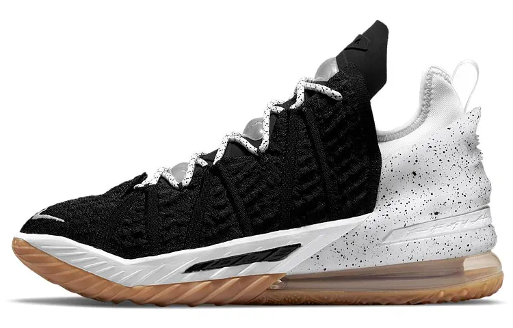 Nike LeBron 18 'Black White Gum'