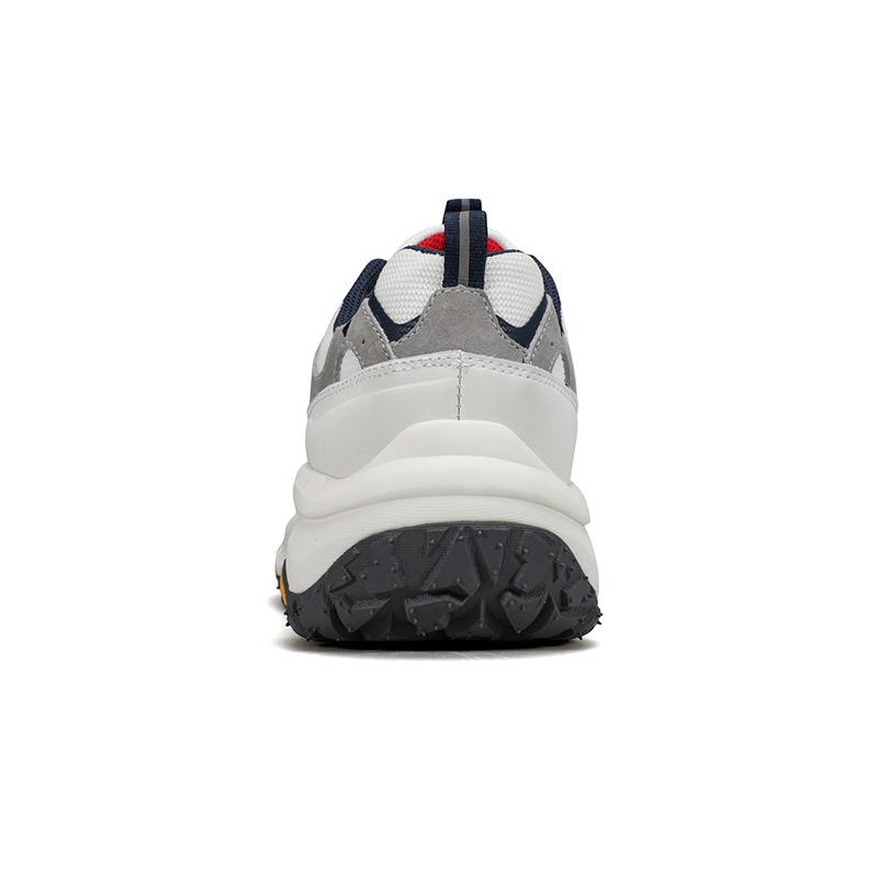HUMTTO Cushioning Slip Resistant Coverage Low top Hiking Shoes Men’s White Dark Blue
