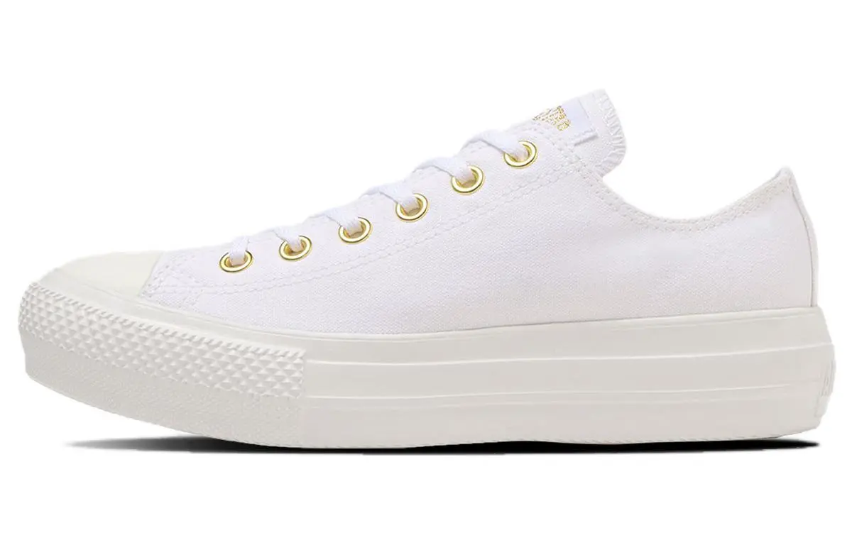 Converse All Star Light Plts Gold Ox 'White' Women's