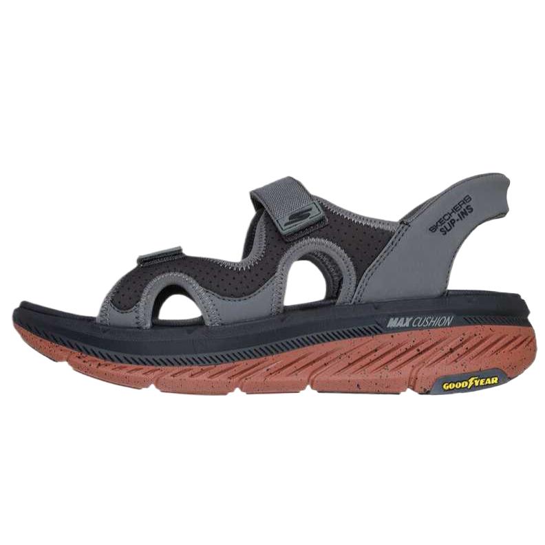 Skechers Skechers Max Cushioning Premier 2.0 Comfortable, Fashionable, Versatile and Popular Beach Sandals Men's Gray