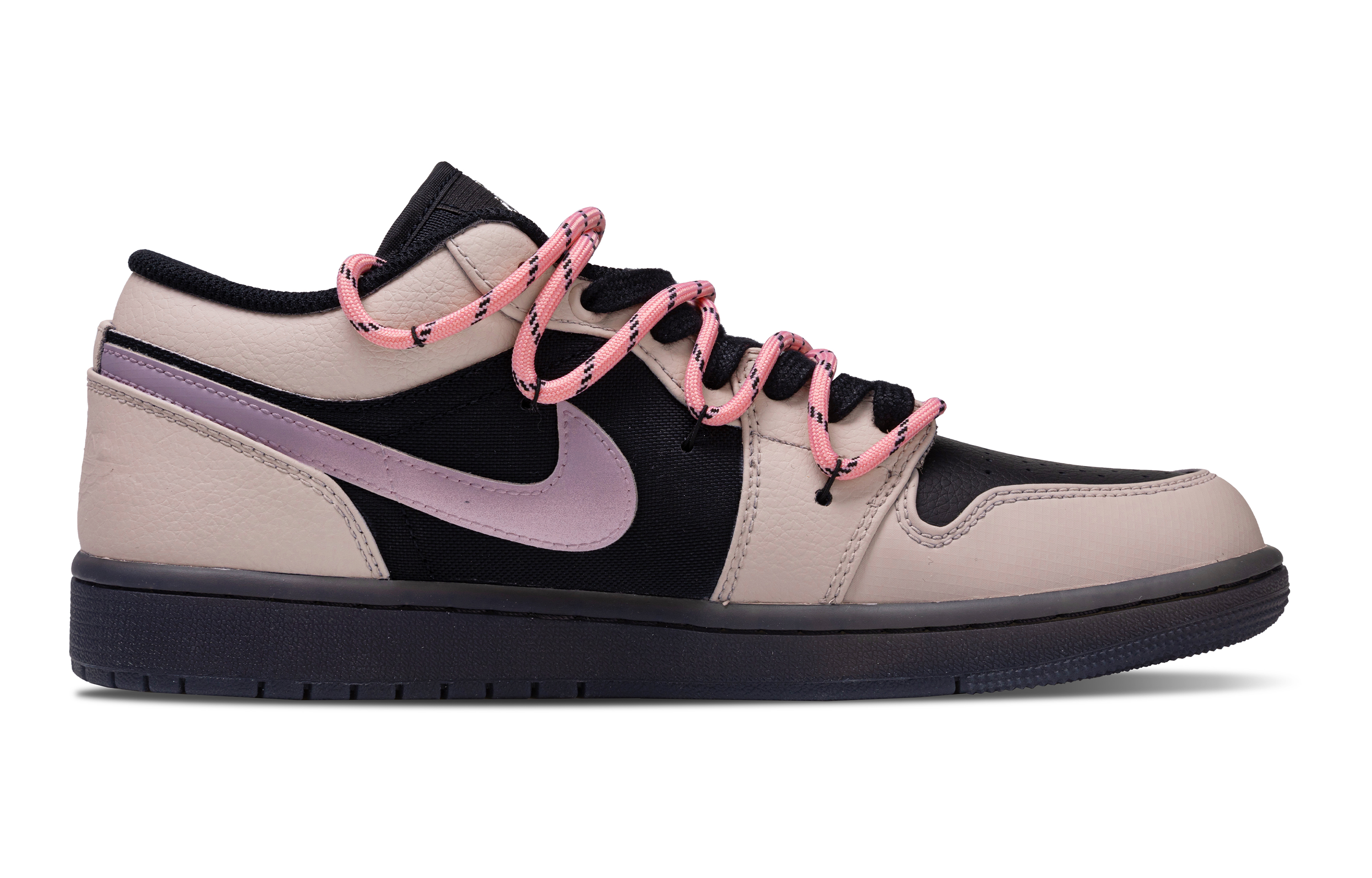Jordan Air Jordan 1 Vintage Basketball Shoes Unisex Low Top Black