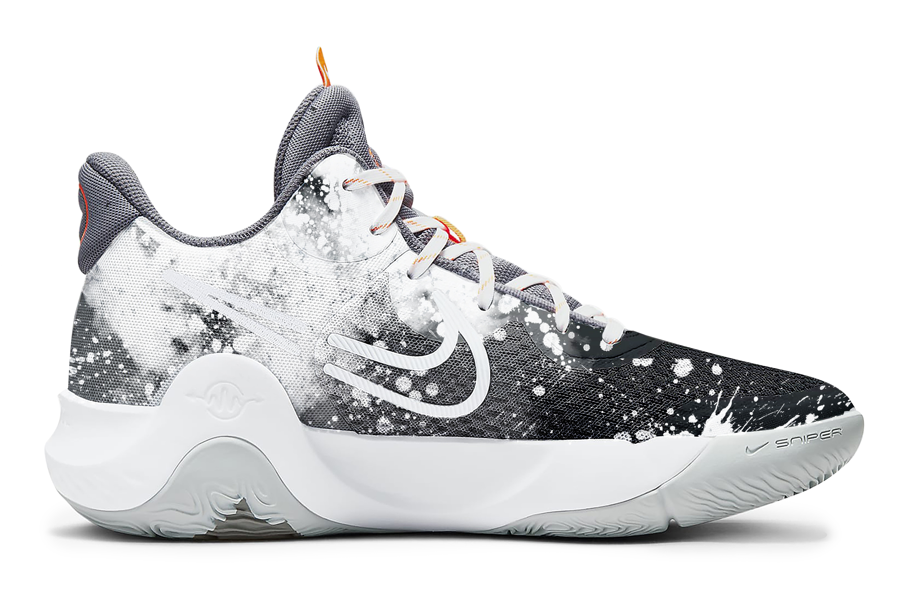 Nike KD Trey 5 IX Slip Resistant Abrasion Resistant Mid top Basketball Shoes Unisex Black