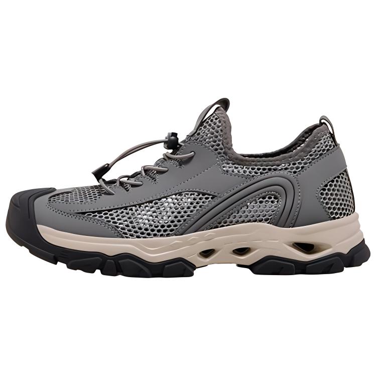 CAMEL Comfortable And Breathable Cushioning, Wear Resistant Low top Hiking Shoes Men’s Gray