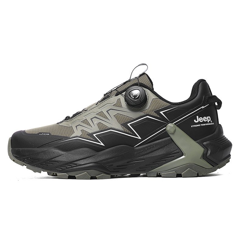 Jeep Outdoor Collection Mountaineering & Hiking Shoes Men’s Low Top Army Green