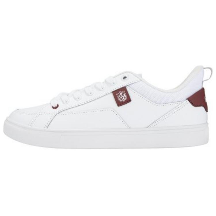 NFL Slip Resistant Abrasion Resistant Low top Canvas Shoes Unisex White