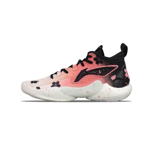 Li Ning YuShuai 18 Cushioning Slip Resistant Abrasion Resistant Support Rebound Mid top Basketball Shoes Men's