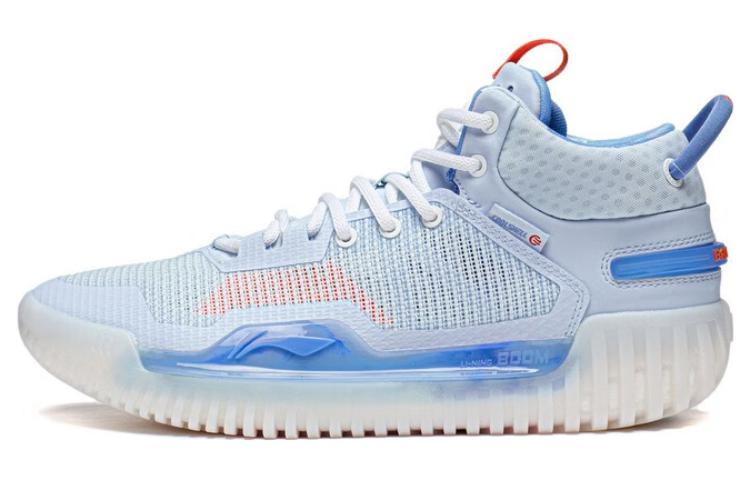 Li Ning Badfive 3 Comfortable Textile, Synthetic Leather Slip Resistant And Breathable Mid top Basketball Shoes Men’s