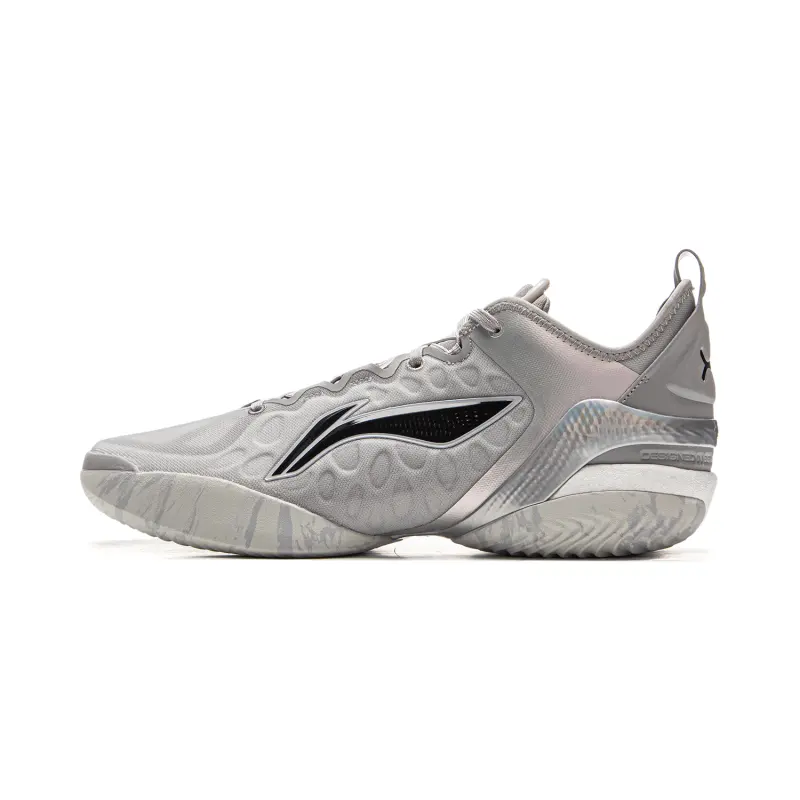 Li Ning Yushuai 19V2 Basketball Shoes Men's Low Top Gray