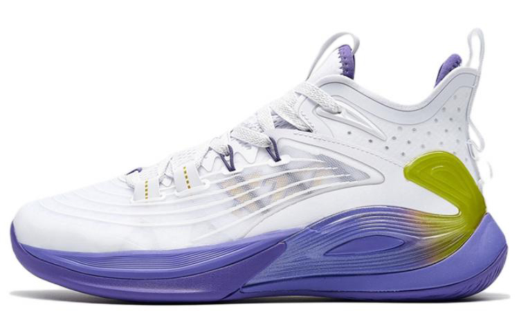 XTEP Light Feather 3rd Low top Performance Basketball Shoes Men’s White Yellow