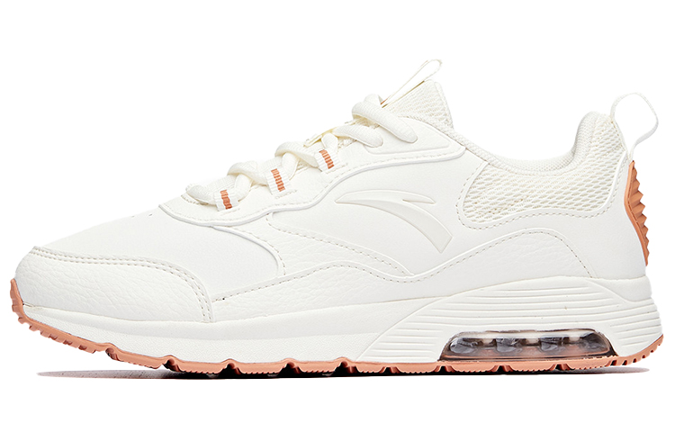 Anta Variety Training Collection Cushioning Slip Resistant Low top Training Shoes Women's White Brown