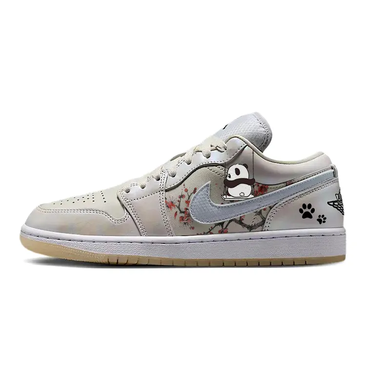 Jordan Air Jordan 1 Vintage Basketball Shoes Women's Low Top White/Brown