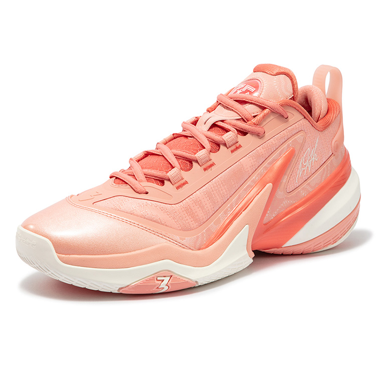 361° AG 5 Cushioning Slip Resistant Abrasion Resistant Impact Resistant Low top Basketball Shoes Men’s Orange Red