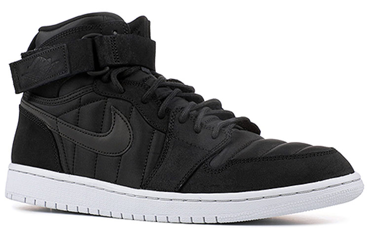Мужские кроссовки Jordan Air Jordan 1 Retro High Strap (черные) — фото 2