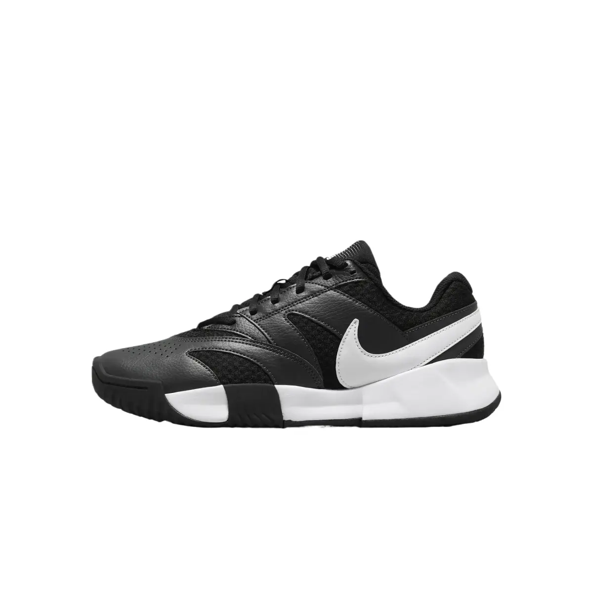 Nike Court Lite 4 Breathable Support Breathable Support Low top Tennis Shoes Women's Black White