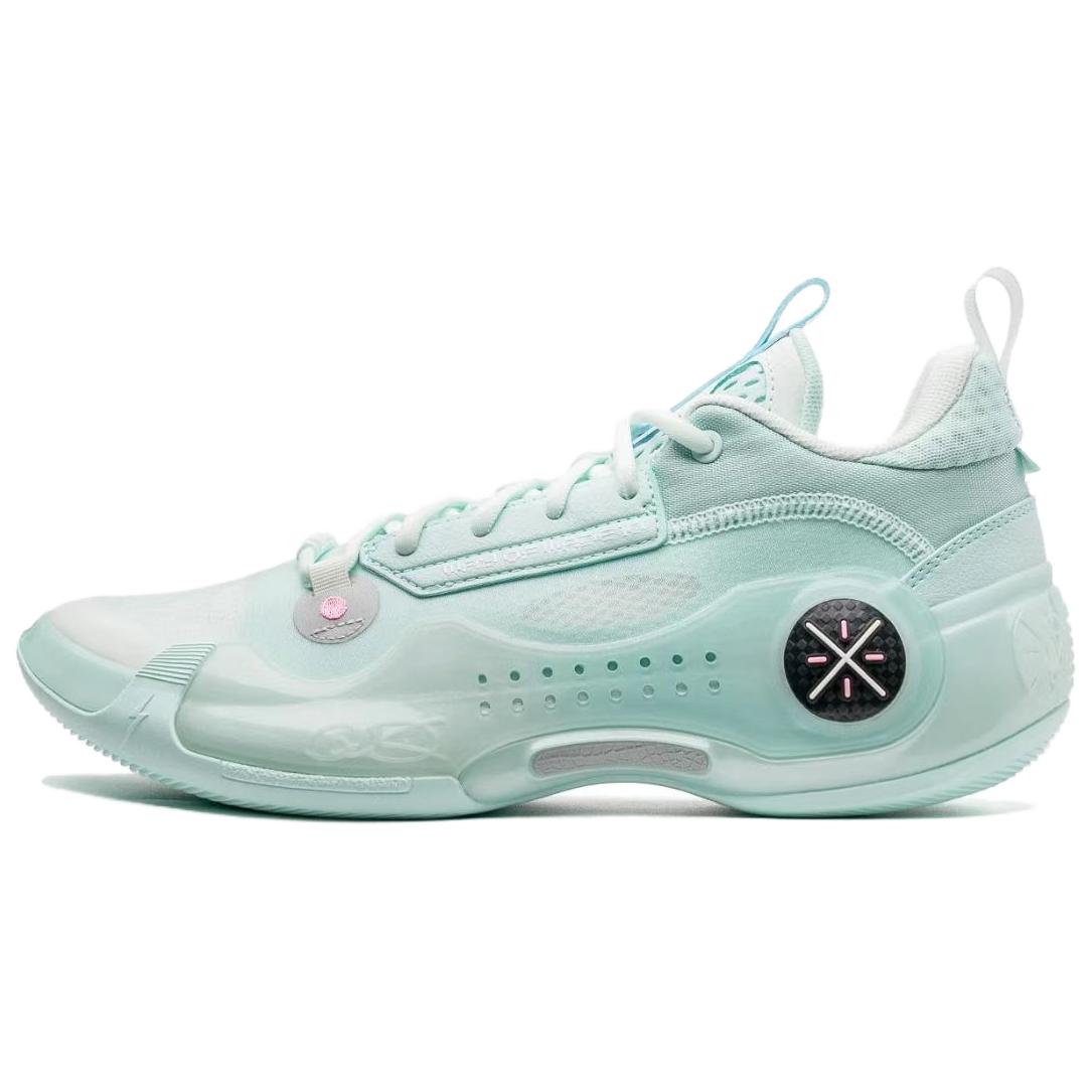 Li Ning WOW 10 Low top Basketball Shoes Men’s Blue Green