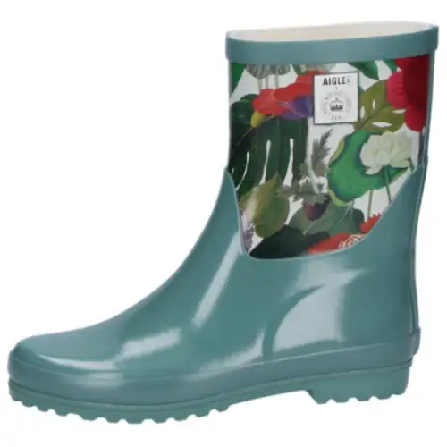 AIGLE Waterproof And Wear resistant Rain Boots Women's Green