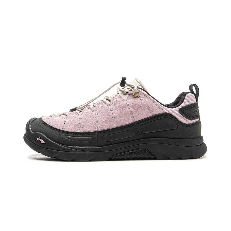 Li Ning Outdoor CF Tracing, Forest Grace SE Low top Outdoor Hiking Shoes Unisex Pink