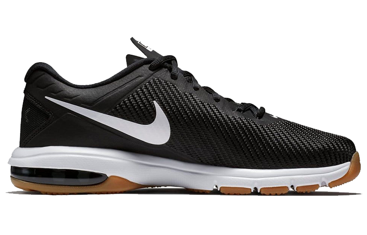 Мужские кроссовки Nike Air Max Full Ride TR 1.5 (черно-бело-коричневые) — Чёрный / белый / коричневый — фото 2
